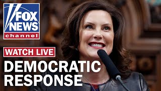 Michigan Gov Gretchen Whitmer gives Democratic response to SOTU [upl. by Owain]