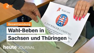 heute journal vom 01092024 Landtagswahlen in Thüringen und Sachsen [upl. by Brebner]