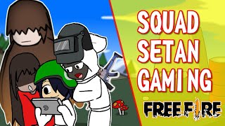 AWAL TERBENTUKNYA SQUAD SETAN GAMING  ANIMASI FREE FIRE HANTU LUCU [upl. by Eedahs]