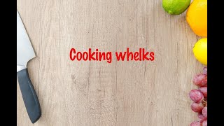 How to cook  Cooking whelks [upl. by Nydroj976]