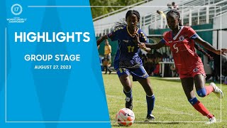 2023 Concacaf Womens Under17 Qualifiers  Matchday 3 Highlights [upl. by Wing]