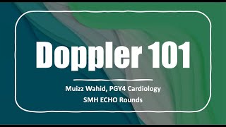 Doppler 101 [upl. by Anazraf]