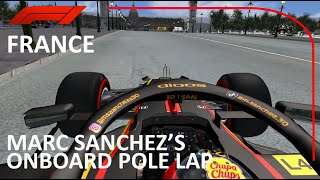 S4R8  Marc Sanchezs Onboard Pole Lap  2024 G4 French Grand Prix  rFactor [upl. by Redvers]