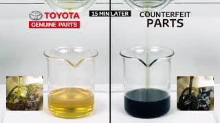 Toyota Genuine Parts  Oil Filter Comparison [upl. by Naik]