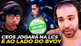 🚨 CEOS FOI CONFIRMADO NA SHOPIFY REBELLION ELE VAI JOGAR DO LADO DO BVOY MINERVA REAGE [upl. by Lanti]