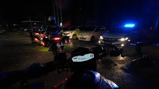 Nite Ride Bersama PDRM  Mt07 Ride Pov  Osmo Action 4 [upl. by Meuser]