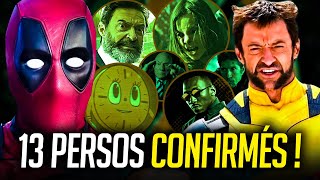 13 PERSONNAGES DÉJÀ CONFIRMÉS pour DEADPOOL 3 on est pas prêts [upl. by Amerd]