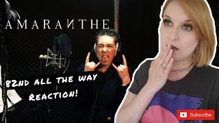 AMARANTHE  82nd All The Way OFFICIAL MUSIC VIDEO  REACTION [upl. by Enitnemelc13]