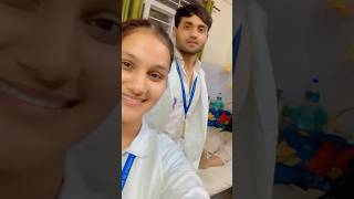 B sc nursing students hospital life clinical duty shortvideo ytshortsvideo saddamnursingvlog [upl. by Matland]