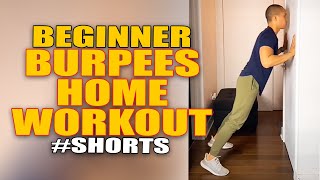 Beginner Burpees Home Workout [upl. by Petronia]