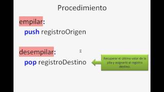 Ensamblador  Pila [upl. by Edythe]