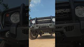 Jimny Winch Expedition Bumper  Prad4x4™ [upl. by Enaud]