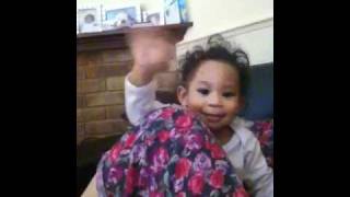 Bella blasian baby saying hi and bye [upl. by Elijah]