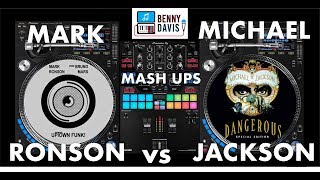 Blurred Lines Between Mark Ronson and Michael Jackson  Uptown Funk Jam [upl. by Eenehs]