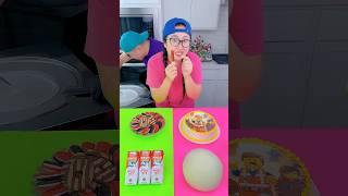 Lego cake vs spicy drinks ice cream challenge🍨 lego funny shorts by Ethan Funny Family [upl. by O'Neil886]