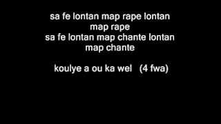 rap kreyol lyrics katkalfou [upl. by Clementas]