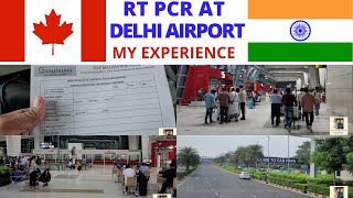 MY RT PCR TEST EXPERIENCE AT DELHI AIRPORT  DELHI AIRPORT RT PCR TEST  rt pcr test at airport [upl. by Lynad964]