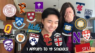 QUICK COLLEGE DECISION REACTIONS Ivies  UCs [upl. by Yrojram679]