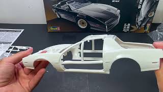 HUGE Revell 116 87 Pontiac Firebird model kit unbox 14535 [upl. by Ahsilem297]