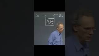 Walter Lewin explains how an acid battery works [upl. by Nyasuh99]