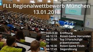 FLL Regionalwettbewerb München 2018  Eröffnung [upl. by Esor]