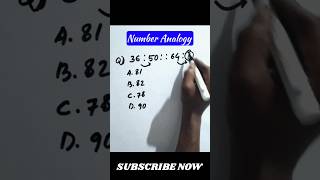 Number Analogy reasoning reasoningtricks logicalreasoning motivational [upl. by Ecilayram]