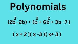 Adding and Multiplying Polynomials  Algebra 2 [upl. by Deloris]