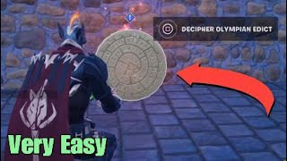 Easily Decipher the First Olympian Edict  Stage 2 of 15  Fortnite Aphrodite Snapshot Quest [upl. by Rawdan285]