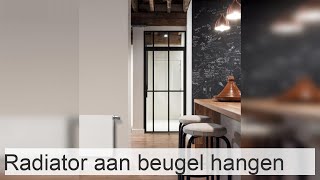 Beugel voor stalen gietijzeren bimetalen en aluminium radiatoren hoe ophangen [upl. by Quinby367]