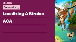 Localizing A Stroke ACA Neurology  Sketchy Medical [upl. by Sennahoj472]