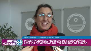 Presentación del proyecto de reparación de legajos de víctimas del terrorismo de estado 04072024 [upl. by Koffman424]