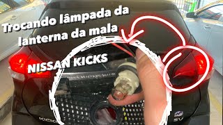 Como trocar a lâmpada da lanterna traseira do NISSAN KICKS [upl. by Ysnil17]