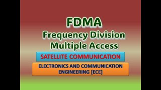 FDMA In Satellite Communication [upl. by Slemmer]