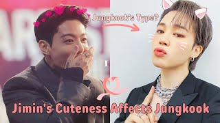 How Jimins Cuteness Affects Jungkook Jimin is Jungkooks Type Jungkook Calling Jimin Cute 2024 [upl. by Aires]