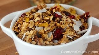 Clean Eating Stovetop Granola [upl. by Iphigenia344]