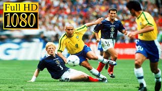 Brazil 21 Scotland World Cup 1998  Full highlight  1080p HD  Ronaldo  Rivaldo [upl. by Rakia]