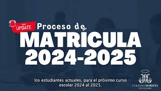 Tutorial del Proceso de Matrícula 20242025 [upl. by Eolc]