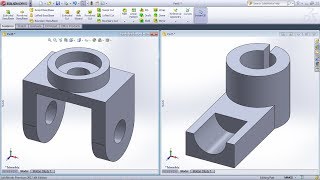 SolidWorks Exercises for Beginners  4  SolidWorks Part Modeling Practice Tutorial [upl. by Reckford515]