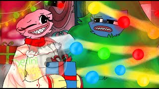 Poppy Playtime Celebrate Christmas❄⛄ Merry Christmas  No Place MemePoppy Playtime AU [upl. by Ingraham]