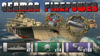 Bismarck Power  277K DMG  World of Warships [upl. by Clarisa]