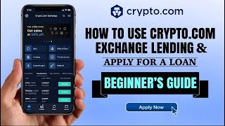 How to USE Cryptocom Exchange Lending and APPLY for a LOAN  App Tutorial [upl. by Nagah]