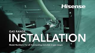 Hisense Gas Range  Installation [upl. by Gerrald]