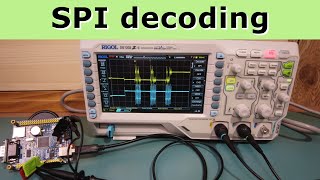 SPI Decoding with an Oscilloscope [upl. by Natek]