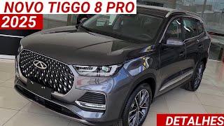 Novo Caoa Chery Tiggo 8 Pro 16 TGD 2025 chega por R199990 com muita tecnologia potência e luxo [upl. by Lovett]