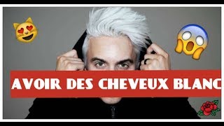 COMMENT AVOIR DES CHEVEUX BLANC   TUTO décoloration [upl. by Armilla791]