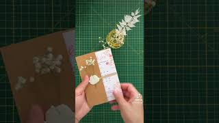 Convite de Casamento DIY Rústico e elegante Envelope fácil de fazer [upl. by Rugg974]