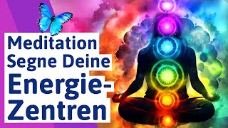 🟪 Segne Deine Energiezentren Meditation deutsch  Chakra Meditation deutsch [upl. by Plume]