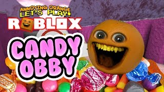 Roblox Candy Obby Annoying Orange Plays [upl. by Carthy359]