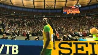 Record du monde du 200m masculin  Usain Bolt 19quot19 Berlin 2009 [upl. by Myrvyn]