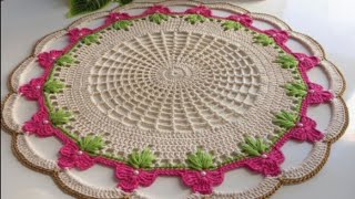 Wow so🙏 Adorable crochet thalpos 🙏doily tablecloth mandala 🙏Lokricha 🙏Thalirumal puja thali🙏 [upl. by Jakoba50]